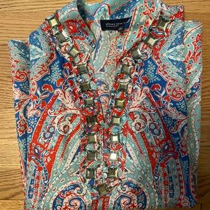 Jones New York Signature embellished top size M